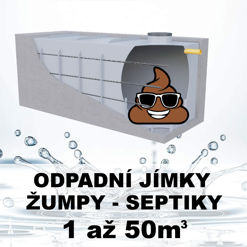 Odpadní jímky hranaté